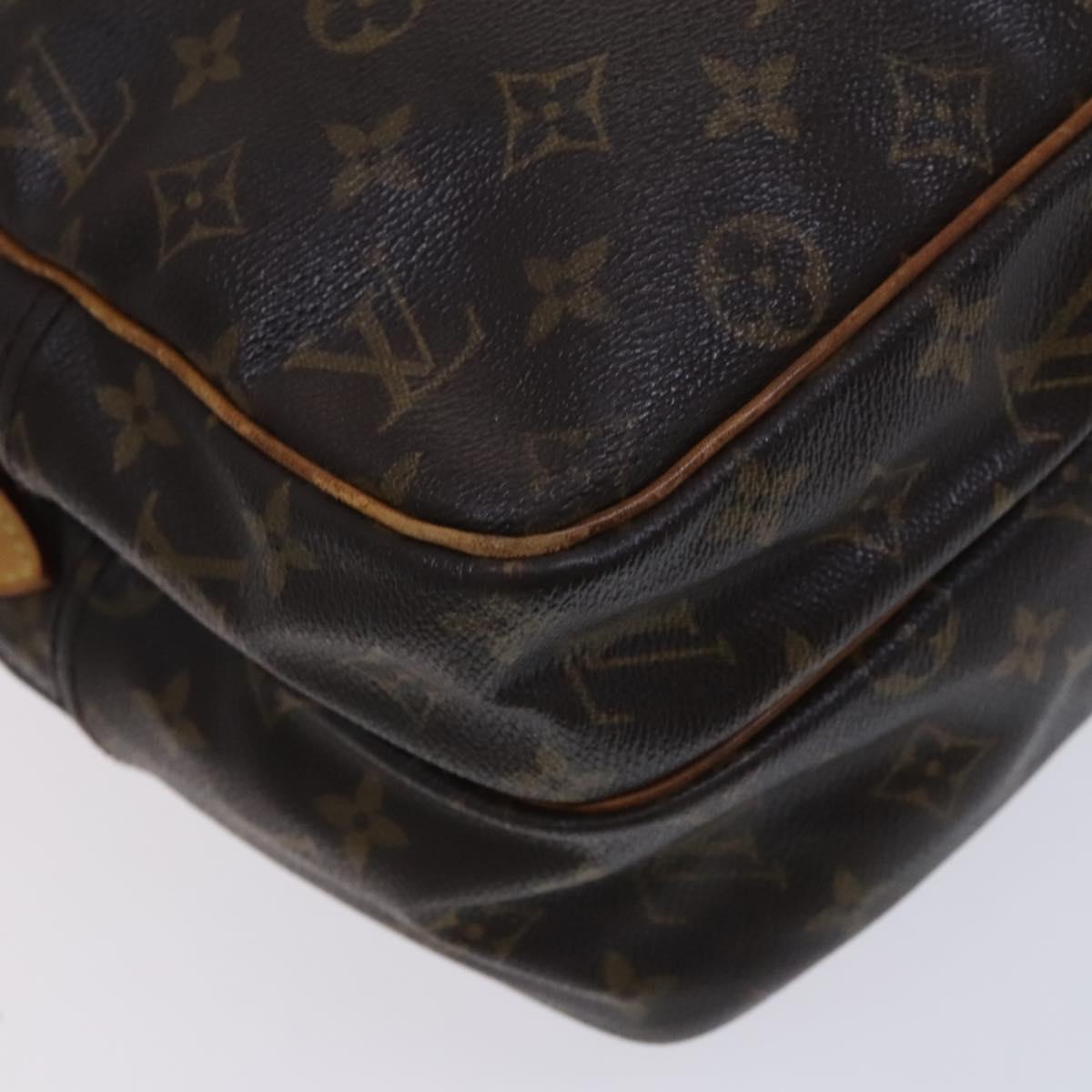 Louis Vuitton Reporter, Brown, Canvas, shoulder