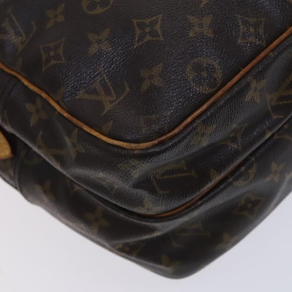 Louis Vuitton Reporter, Brown, Canvas, shoulder