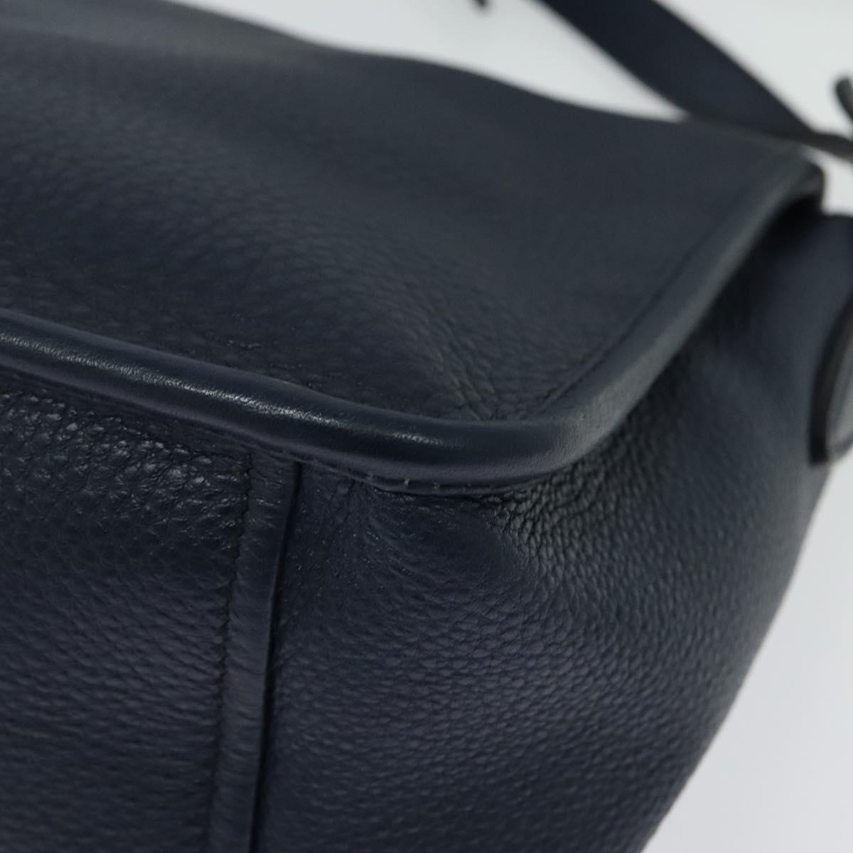 Prada Vitello, Navy, Leather, shoulder