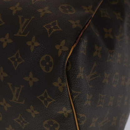 Louis Vuitton Keepall 60, Brown, Canvas, travel