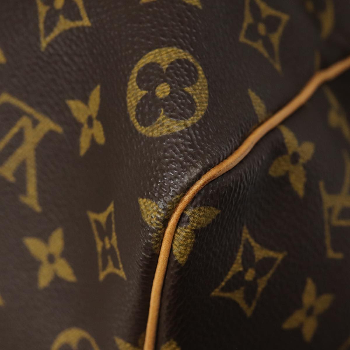 Louis Vuitton Keepall 50, Brown, Canvas, travel