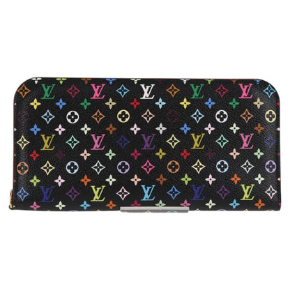Louis Vuitton Insolite, Black, Canvas, wallet