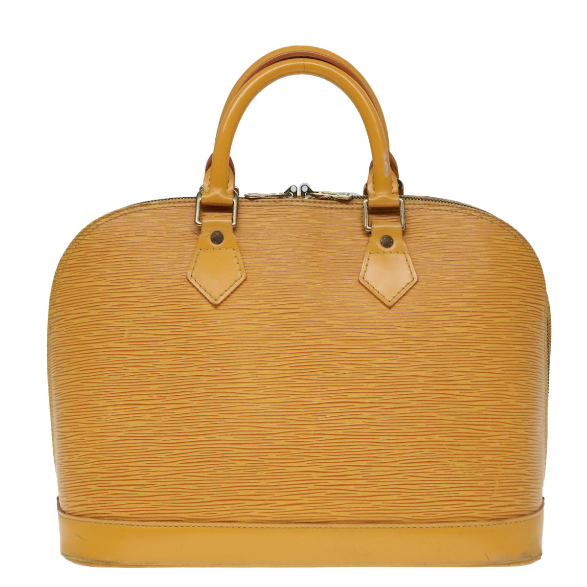 Louis Vuitton, Yellow, Leather, handbag