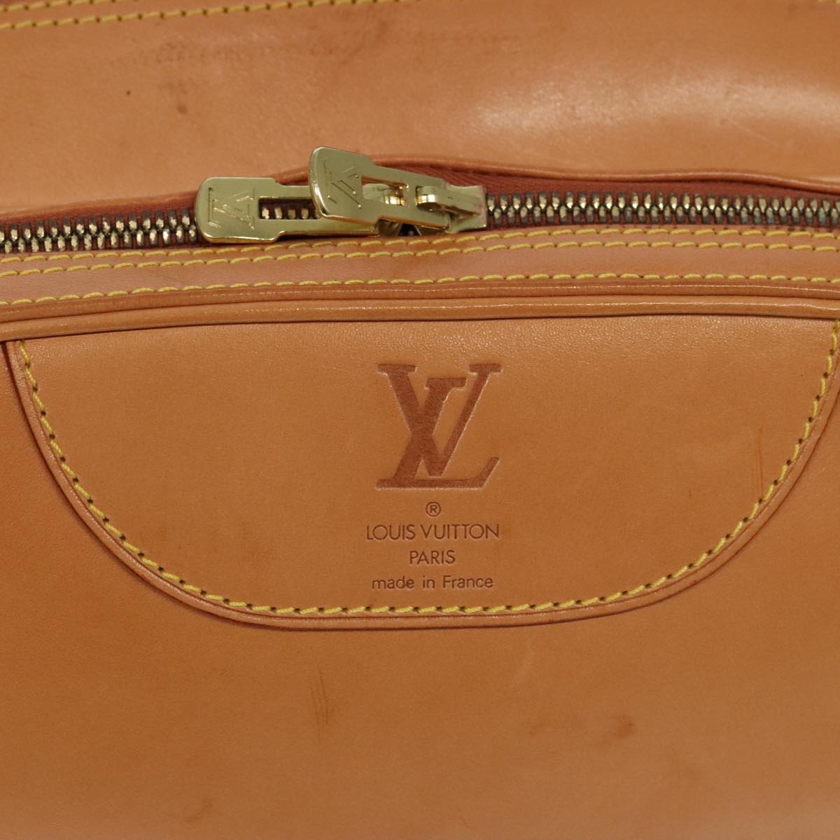 Louis Vuitton Reporter, Beige, Leather, shoulder