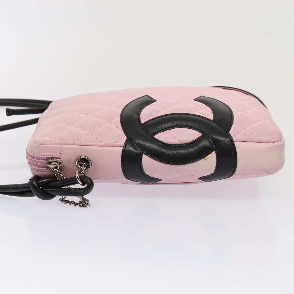 Chanel Cambon, Pink, Leather, shoulder