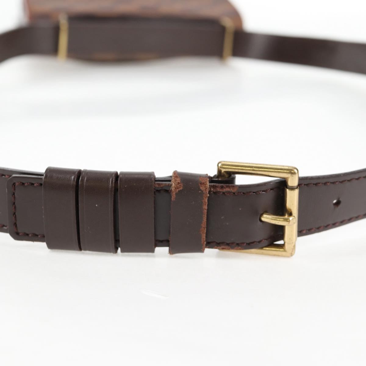 Louis Vuitton Portobello, Brown, Canvas, shoulder