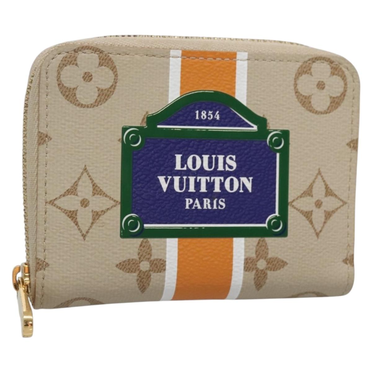 Louis Vuitton Zippy coin purse, Beige, Canvas, wallet