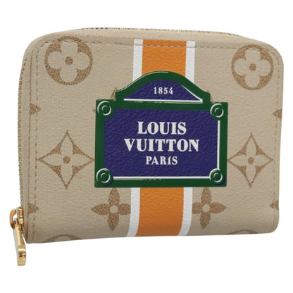 Louis Vuitton Zippy coin purse, Beige, Canvas, wallet