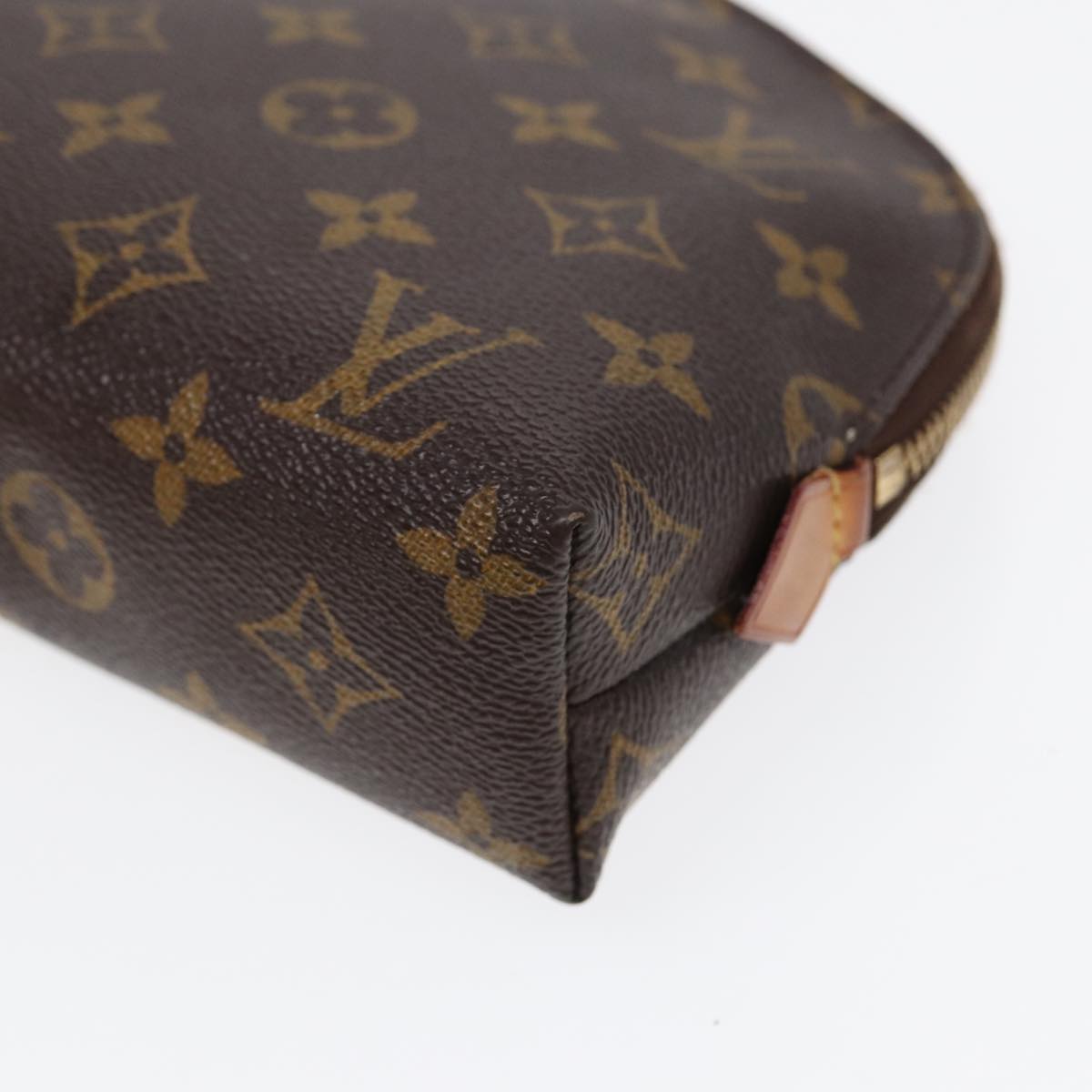 Louis Vuitton Cosmetic Pouch, Brown, Canvas, clutch