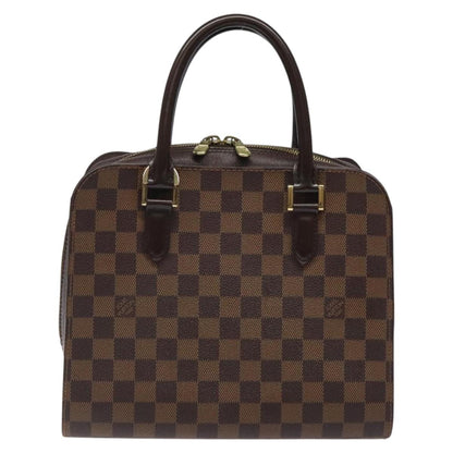 Louis Vuitton Triana, Brown, Canvas, handbag