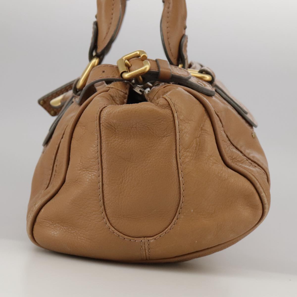 Chloé Paddington, Brown, Leather, handbag