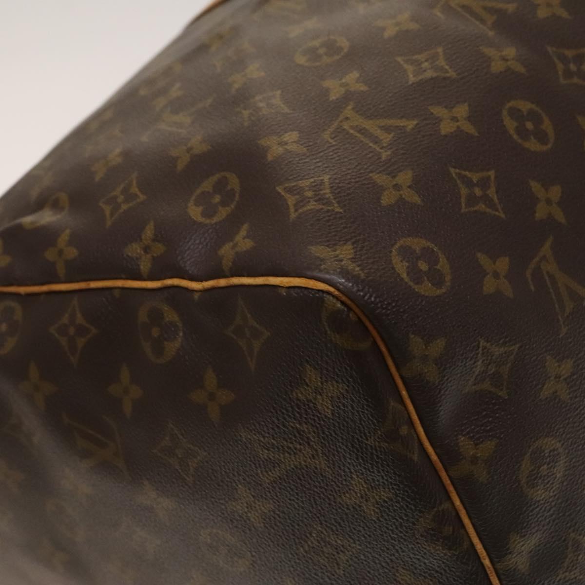 Louis Vuitton Keepall 60, Brown, Canvas, travel