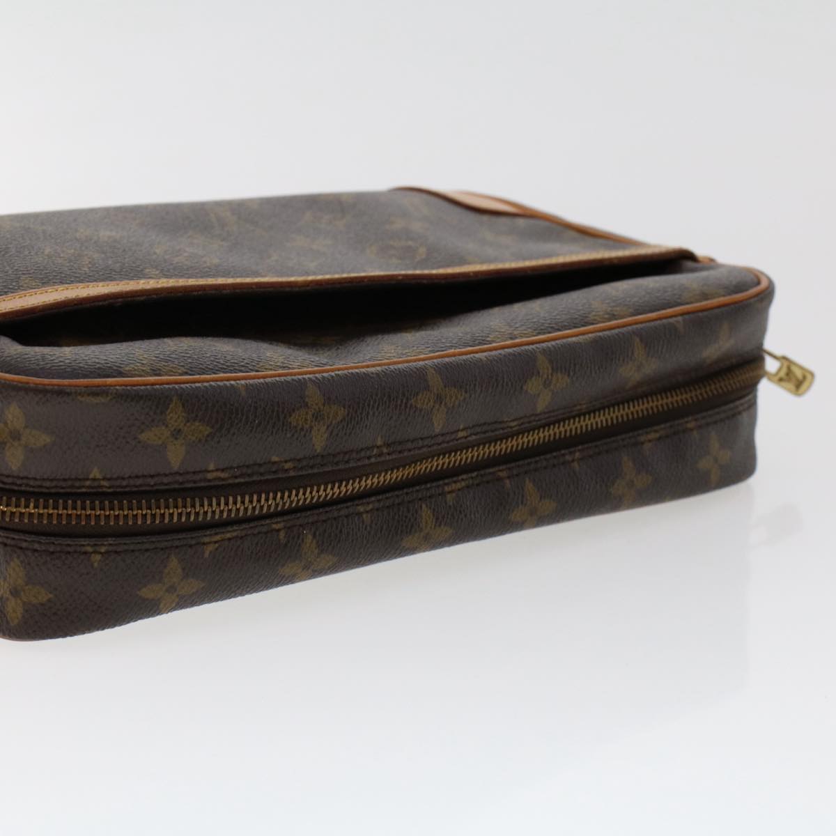 Louis Vuitton Compiegne 28, Brown, Canvas, clutch