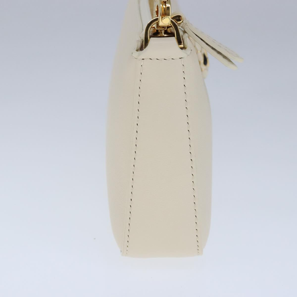 Bulgari Serpenti, White, Leather, handbag