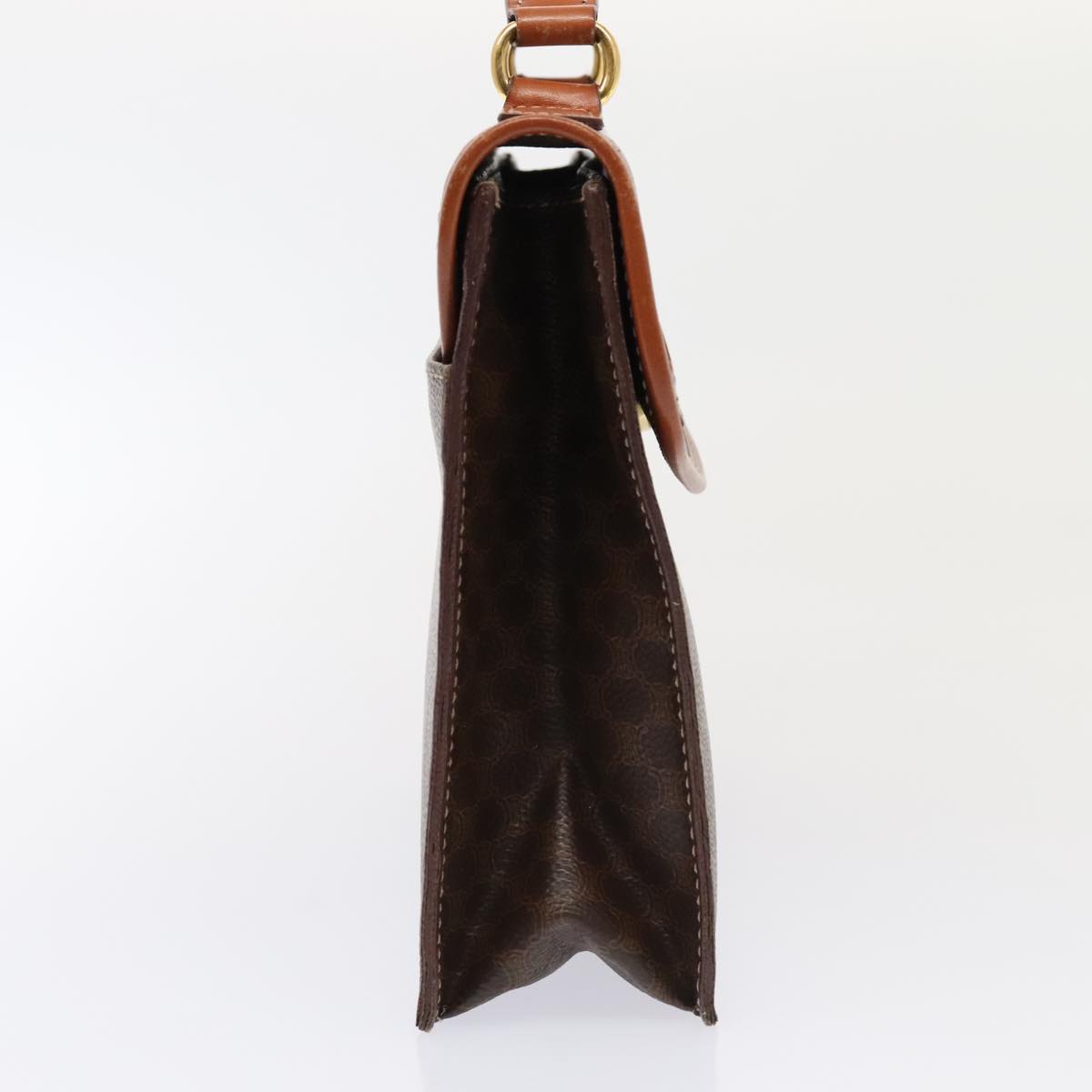 Céline Macadam, Brown, Canvas, handbag