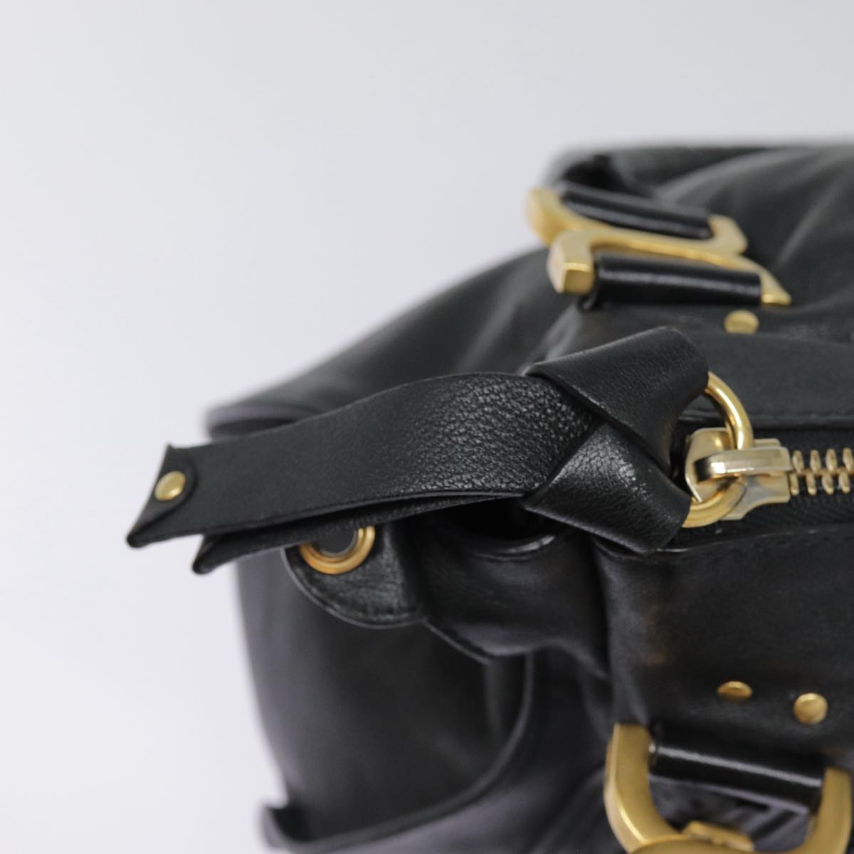 Chloé Marcie, Black, Leather, handbag