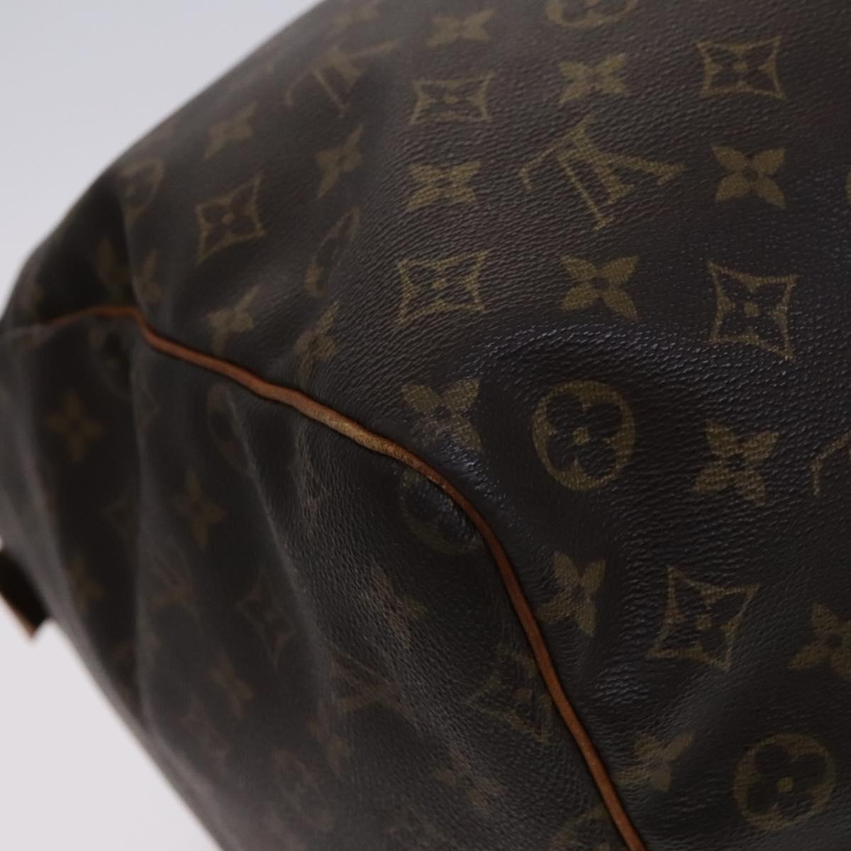 Louis Vuitton Keepall 60, Brown, Canvas, travel