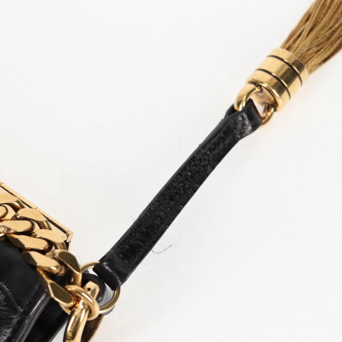 Gucci, Black, Leather, shoulder