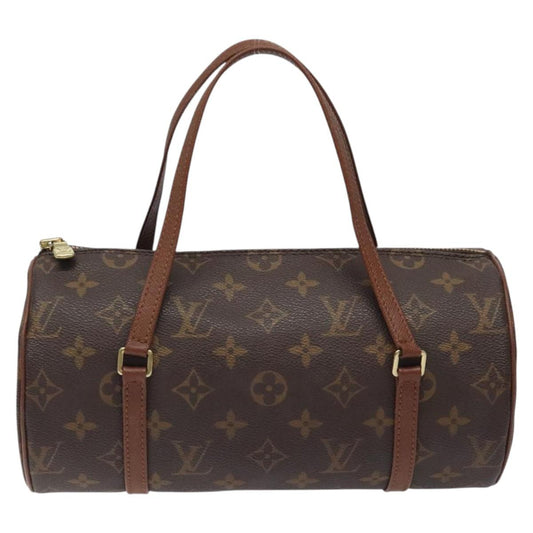 Louis Vuitton Papillon 26, Black, Canvas, handbag