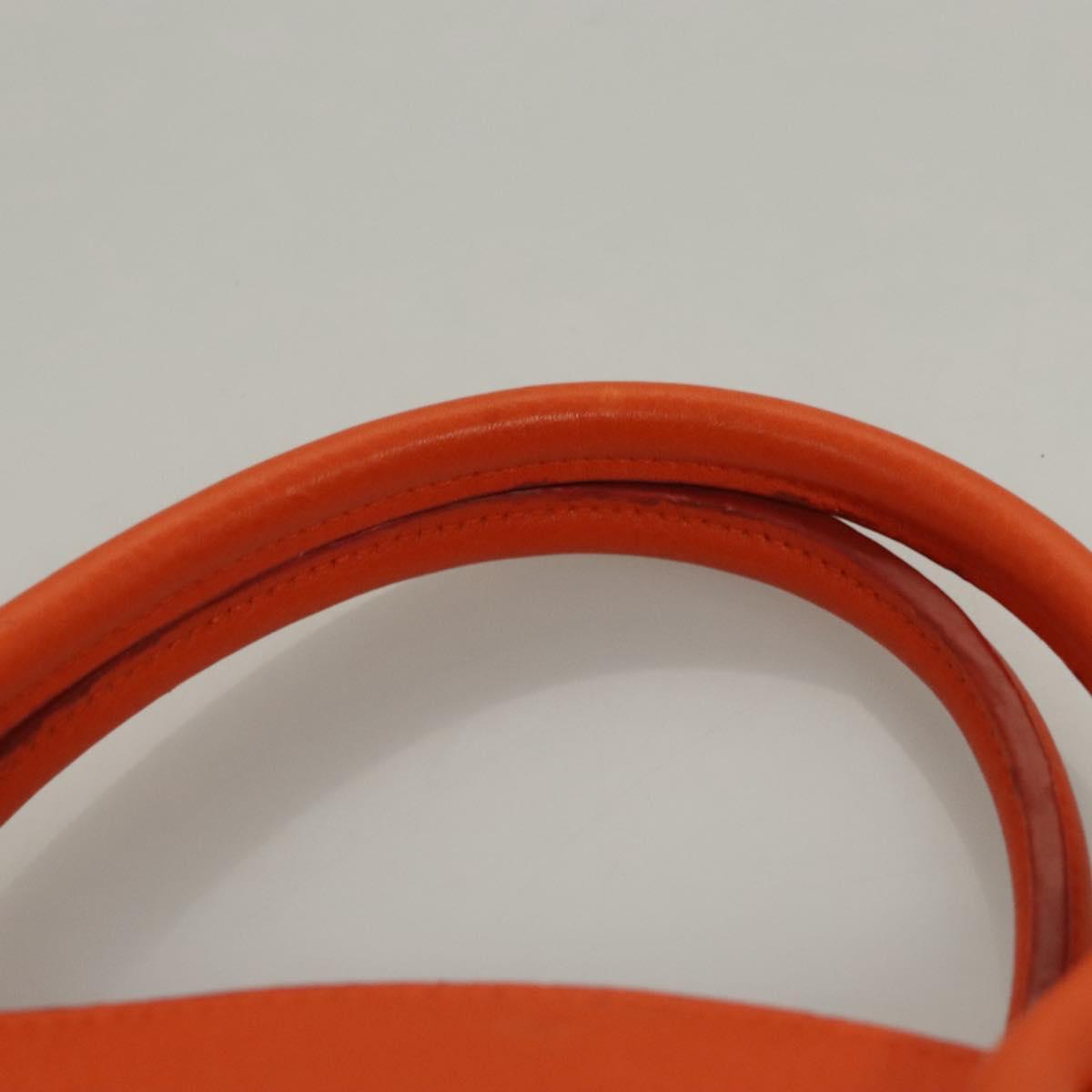 Louis Vuitton Lockit, Orange, Leather, handbag