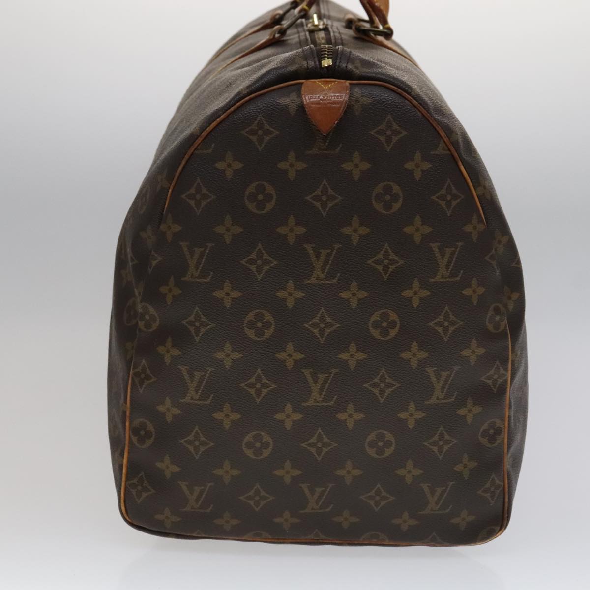 Louis Vuitton Keepall 60, Brown, Canvas, travel