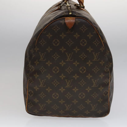 Louis Vuitton Keepall 60, Brown, Canvas, travel