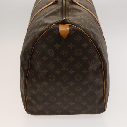 Louis Vuitton Keepall 60, Brown, Canvas, travel