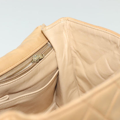 Chanel Matelassé, Brown, Leather, shoulder