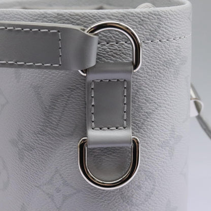 Louis Vuitton Chalk Nano, Grey, Canvas, shoulder