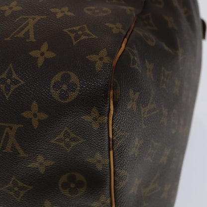 Louis Vuitton Keepall 60, Brown, Canvas, travel