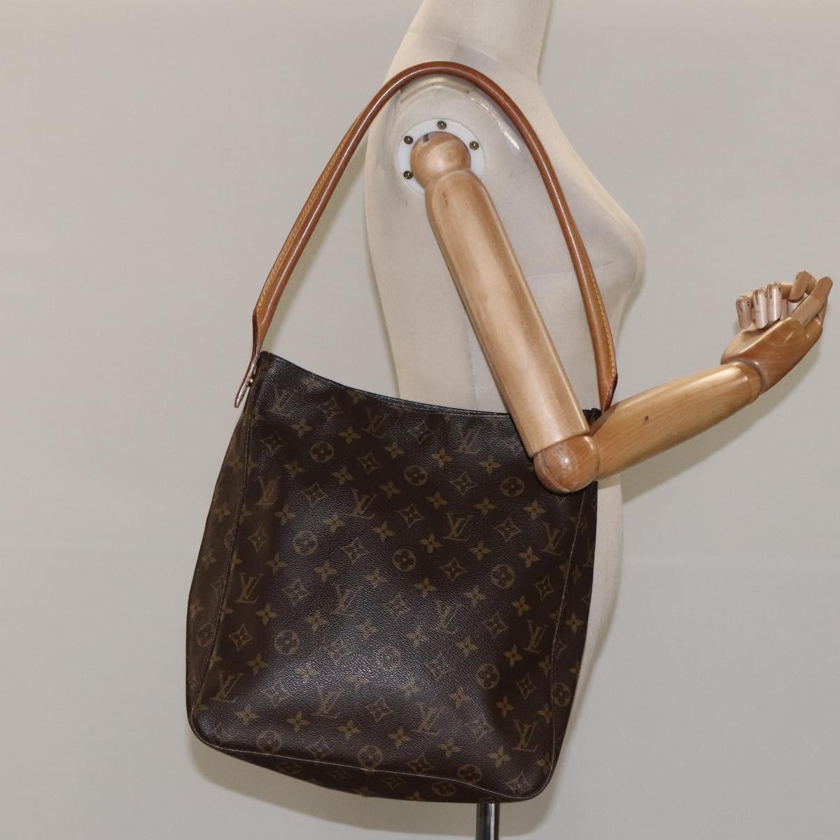 Louis Vuitton Looping GM, Brown, Canvas, shoulder
