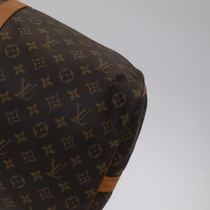 Louis Vuitton Keepall Bandoulière 60, Brown, Canvas, travel