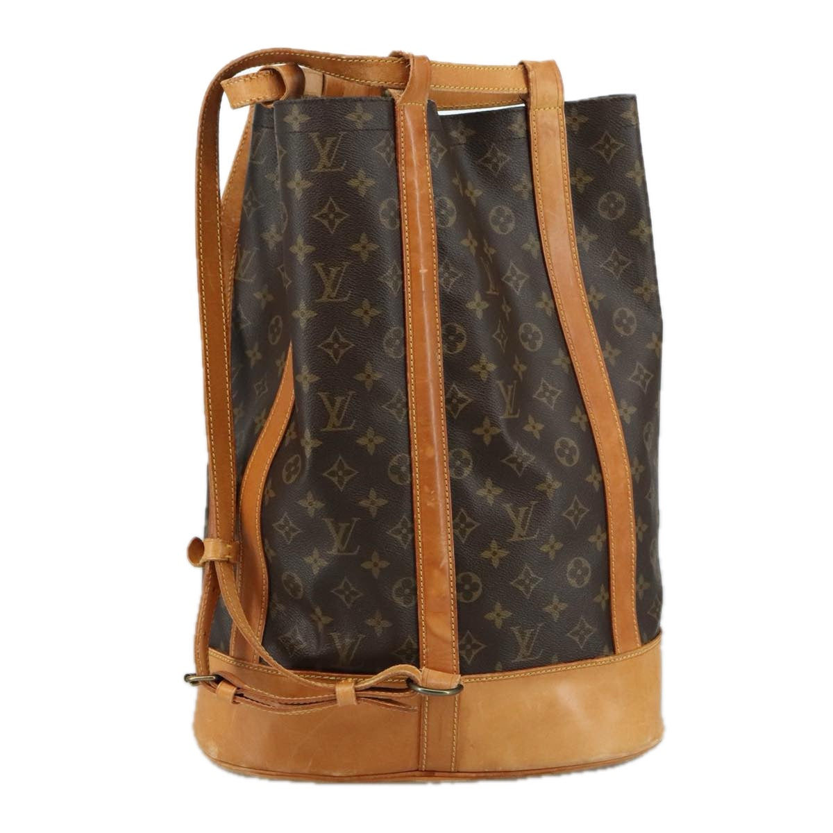 Louis Vuitton Randonnée, Brown, Canvas, shoulder