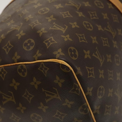 Louis Vuitton Keepall 60, Brown, Canvas, travel