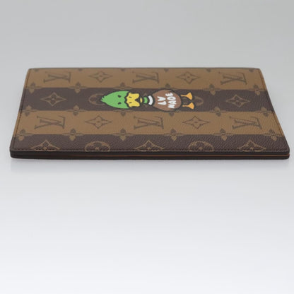 Louis Vuitton Nigo, Brown, Canvas, wallet