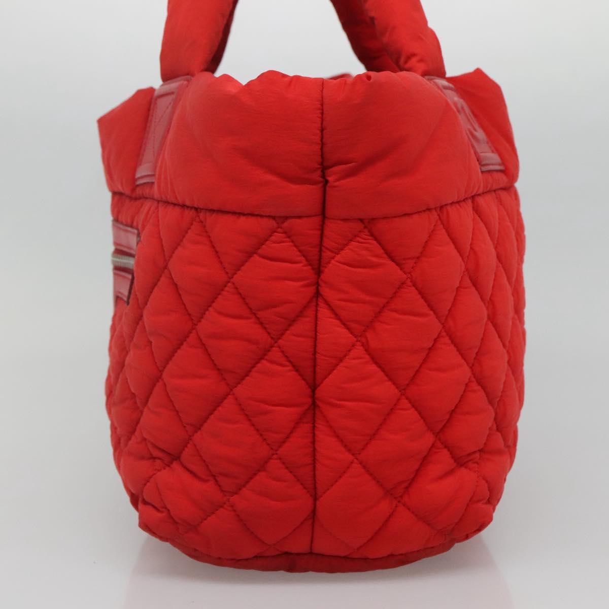 Chanel Coco Cocoon, Red, NYLON, tote