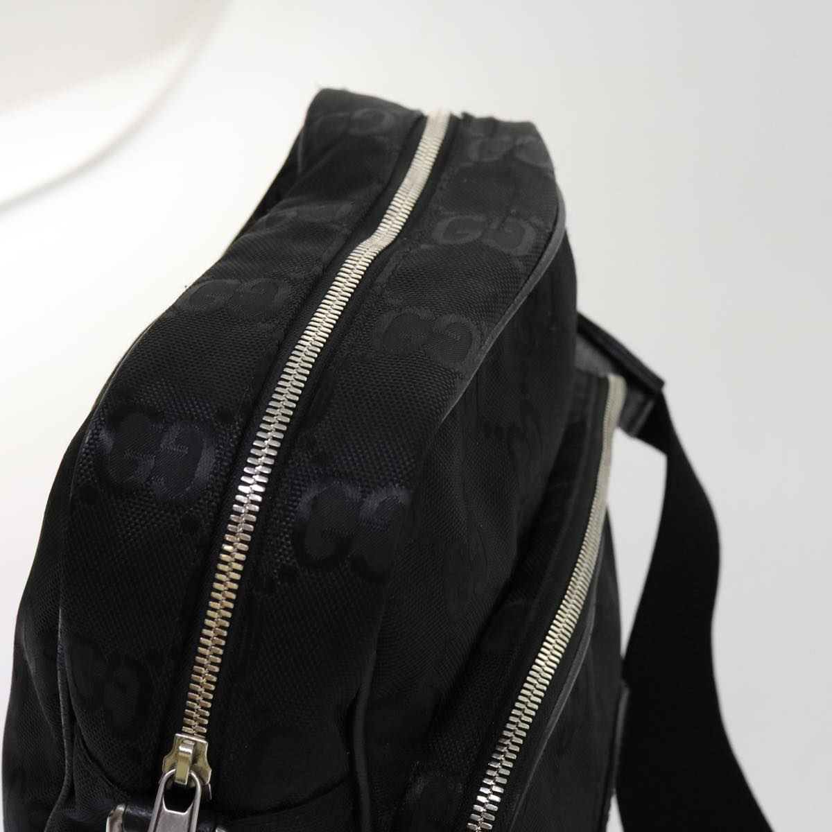 Gucci Off the grid, Black, Canvas, shoulder