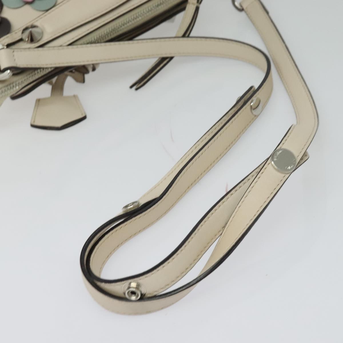 Fendi By The Way, Beige, Leather, handbag