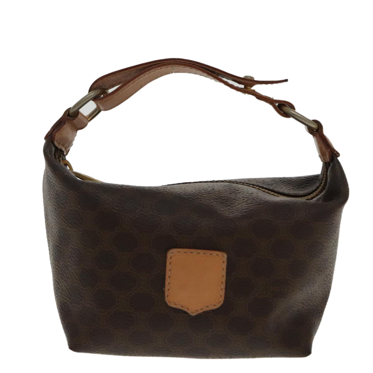 Céline Vanity, Brown, Canvas, handbag