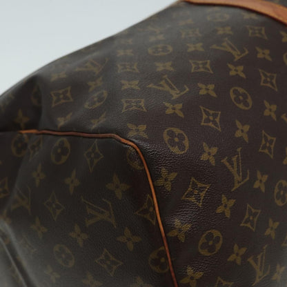 Louis Vuitton Keepall 60, Brown, Canvas, travel