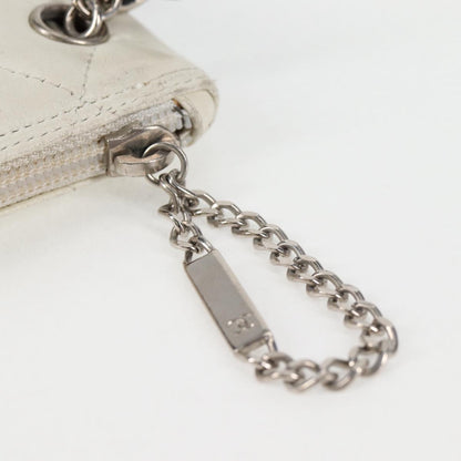 Chanel Cambon, White, Leather, shoulder