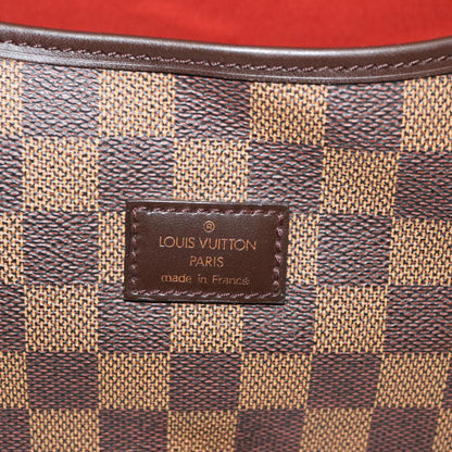 Louis Vuitton Saumur 35, Brown, Canvas, shoulder