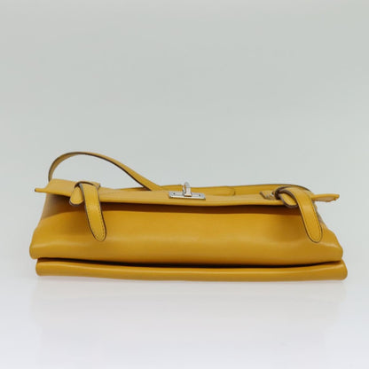 Prada, Yellow, Leather, shoulder