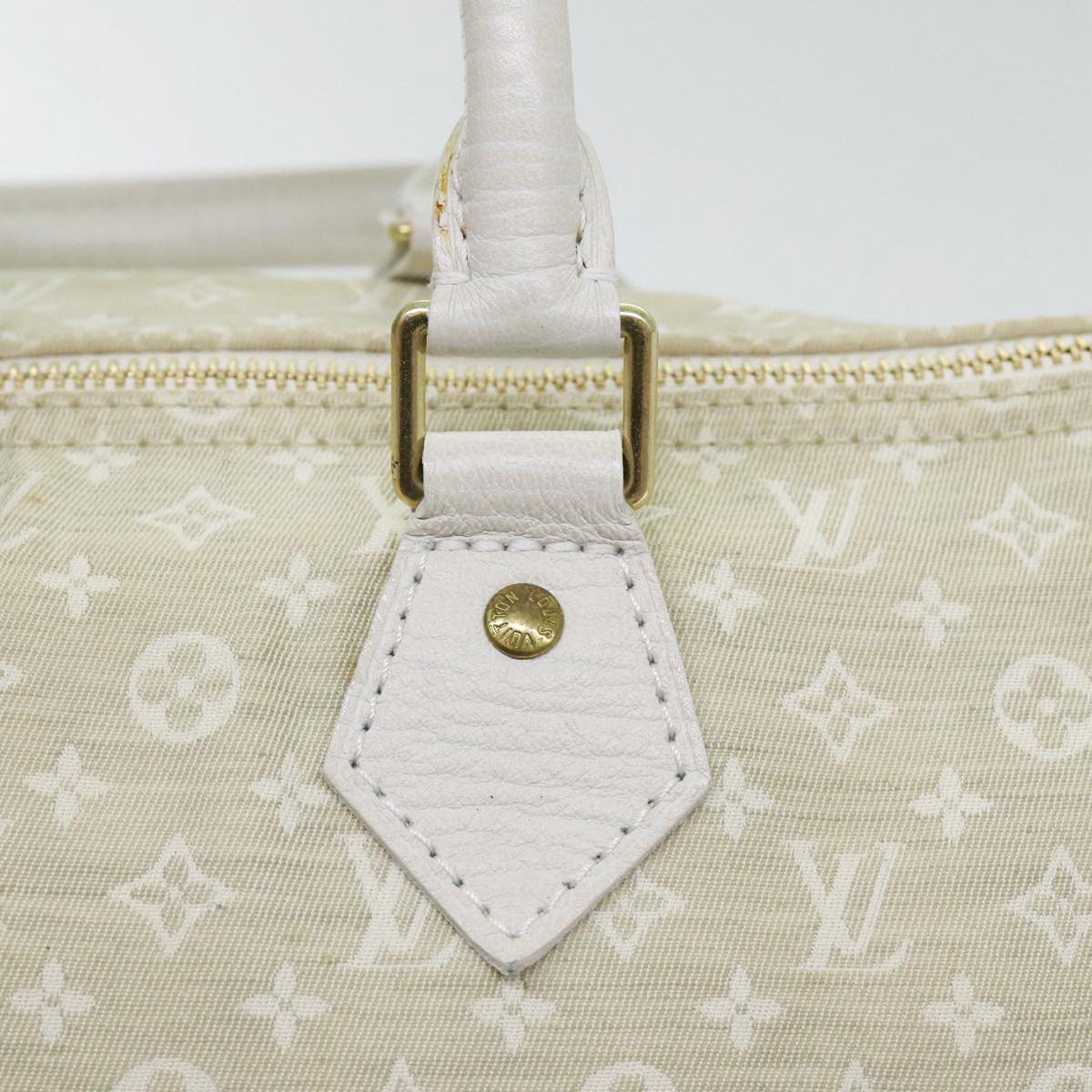 Louis Vuitton Speedy 30, Beige, Canvas, handbag