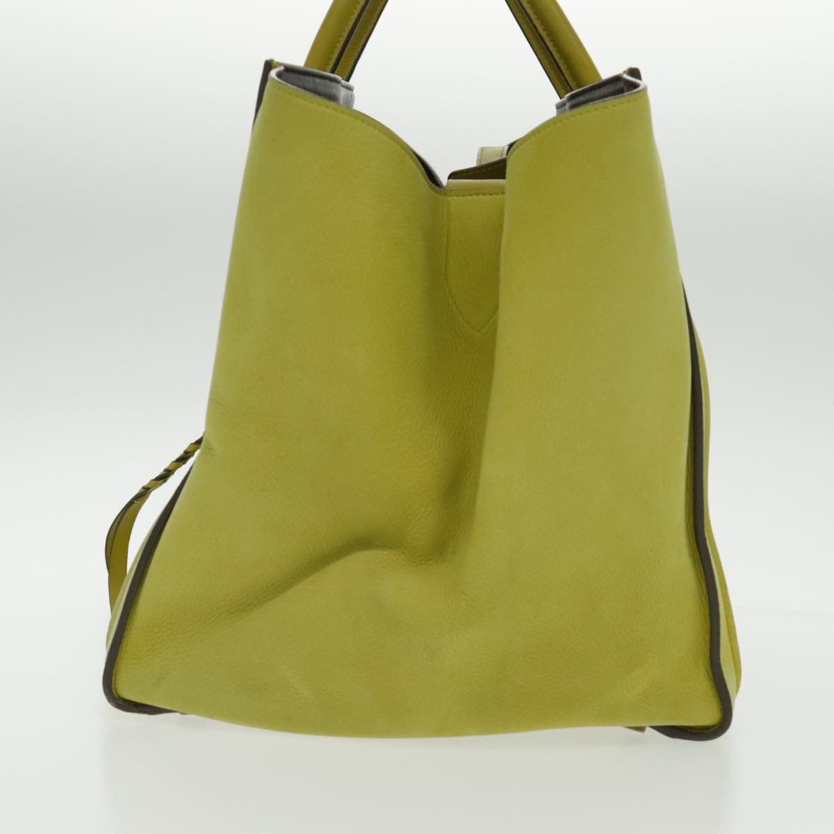 Céline Luggage, Green, Leather, handbag