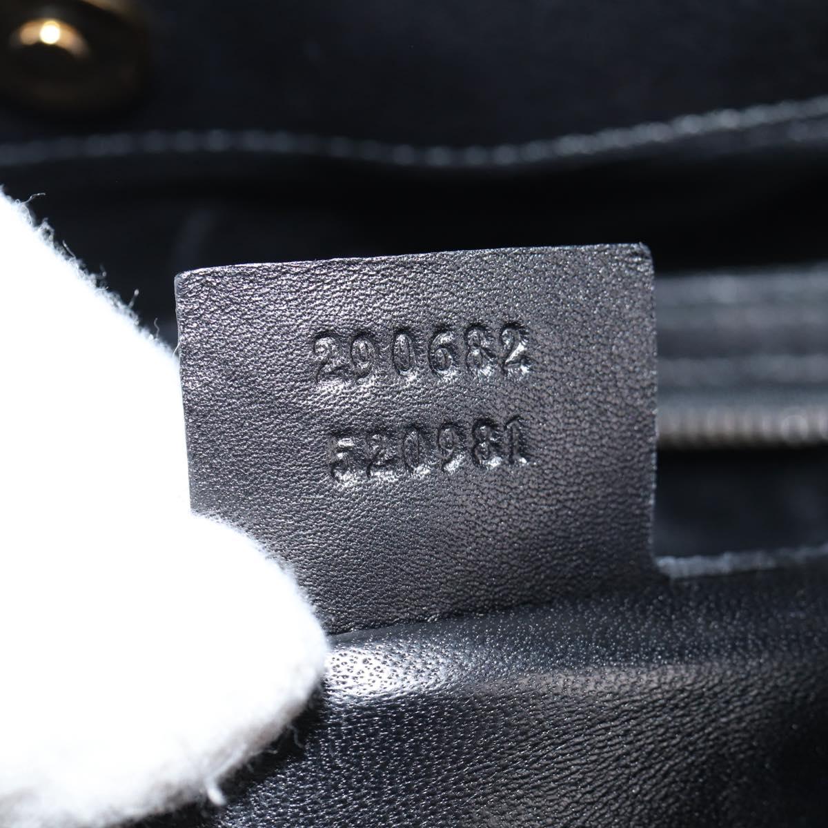 Gucci, Black, Leather, shoulder