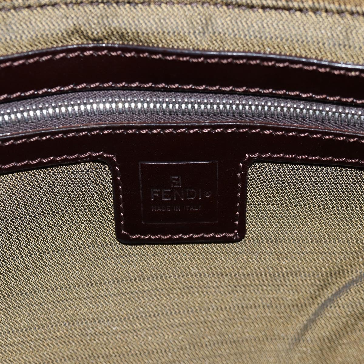 Fendi Mamma Baguette, Black, Canvas, shoulder
