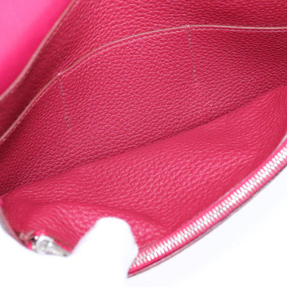 Hermès Dogon, Burgundy, Leather, wallet