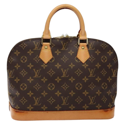 Louis Vuitton Alma, Brown, Canvas, handbag