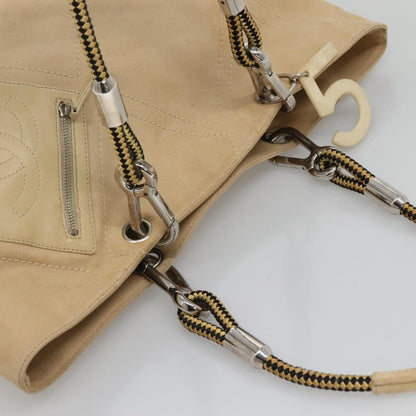 Chanel Numero 5, Beige, Canvas, tote